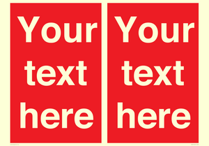 Custom Prohibition: Blank (red) sign